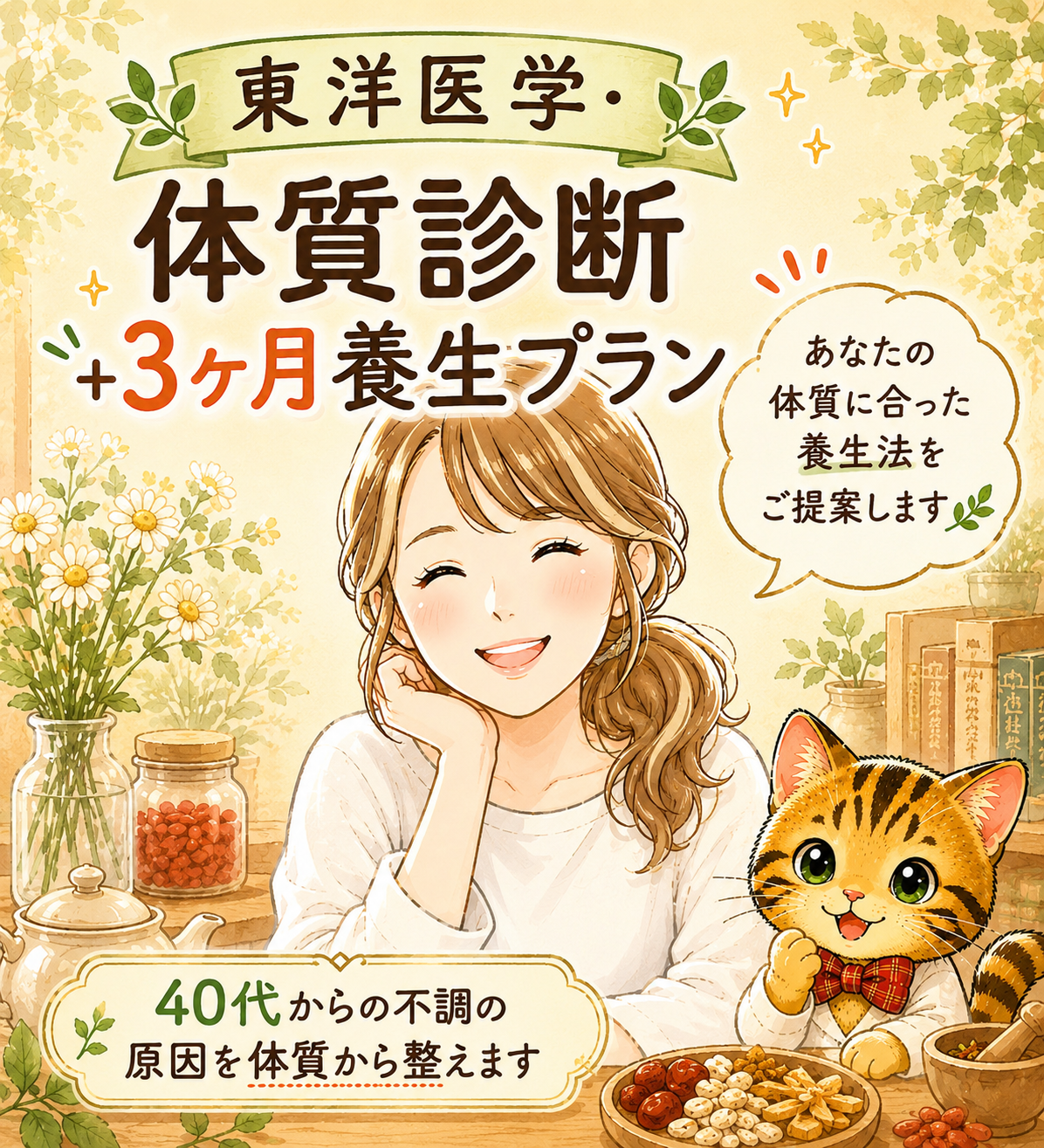 体質診断＋3ヶ月養生プラン